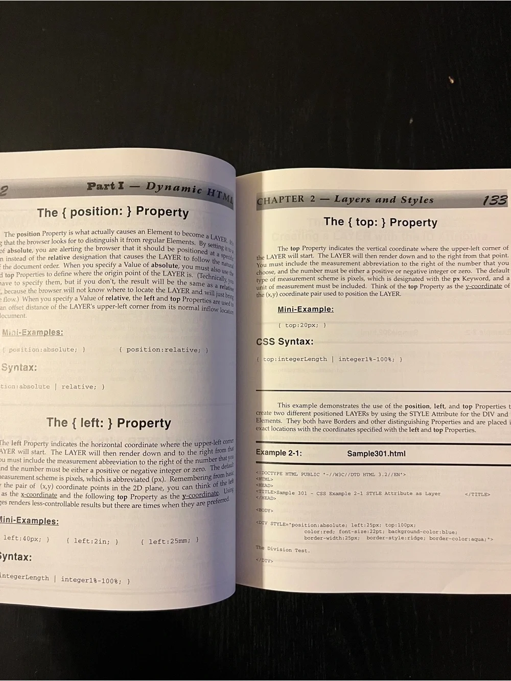Prentice Hall DHTML & JavaScript Gilorien Book Vintage 1999 CD Included